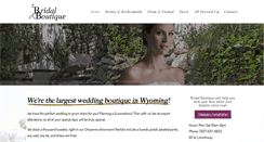 Desktop Screenshot of cheyennebridalboutique.com